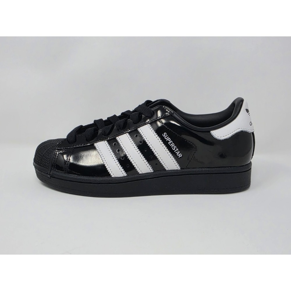 ADIDAS SUPERSTAR ll SHOE WOMEN'S 7 1/2 BLACK /WHITE STRIPES NIB - Picture 8 of 11